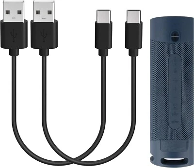 3X USB to USB-C Charger Cable 1Ft for Earbuds Speakers Microphones Earphones NEW - Image 1 of 4