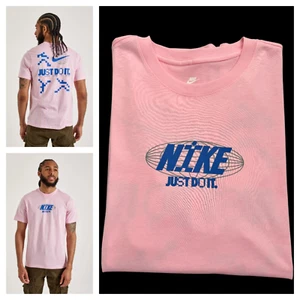 Nike Sportswear Men's T Shirt Tee Sz M / L / XL / 2XL Short sleeves Pink - Picture 1 of 10