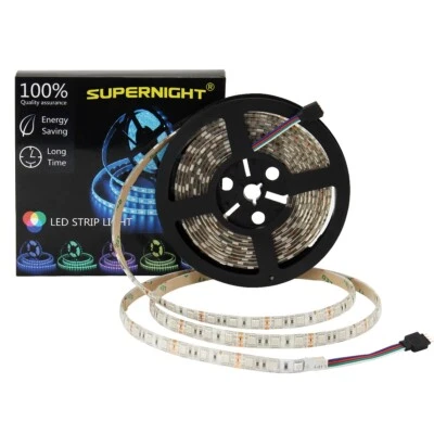5M 5050 RGB LED Light Strip Waterproof Flexible for Home Garden Party Decoration - Image 1 of 4
