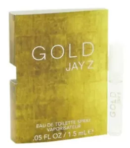 GOLD By Jay Z Men Cologne .05oz/1.5ml Spray Travel SAMPLE Vial DISCONTINUED 🔥🔥 - Picture 1 of 16