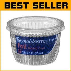Standard 2.5-Inch Disposable Foil Cupcake Liners - 768 Count for Easy Cleanup - Picture 1 of 10