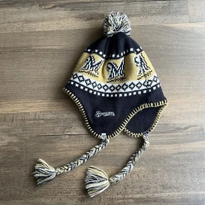 '47 Marke Milwaukee Brewers Strickmütze Ohrenklappen Einheitsgröße  - Bild 1 von 12