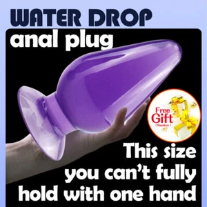 Huge Big Extra Large Silicone-Anal Butt Plug Dildo G-spot for Men-Women Sex-Toys - Picture 1 of 12