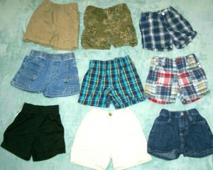 Shorts Baby Jungen Größe 12 Monate Faded Glory Toughskins Original Kinder Paket 9  - Bild 1 von 3