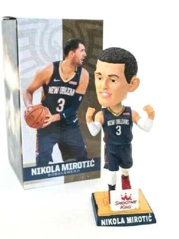 NIKOLA MIROTIC BOBBLEHEAD NEW ORLEANS PELICANS NEW IN BOX Cover