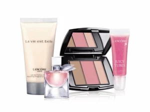 Lancôme Blush Palette , Body Lotion Juicy Tube in Miracle ,Eau de Parfum Lot 4 - Picture 1 of 6