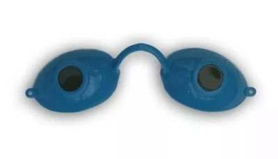 ERGOLINE Lucas Products/Super Sunnies Eyeshields/UV-Schutzbrille/Solariumbrille/Blau