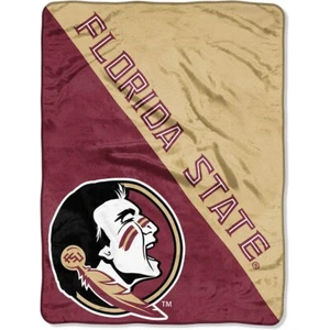 Northwest NCAA Florida State Seminoles Halftone Throw Blanket New 46" x 60 - Picture 1 of 5