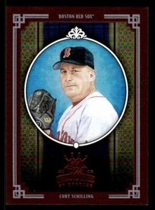 2005 Donruss Diamond Kings #39 Curt Schilling Framed Red card - Picture 1 of 2