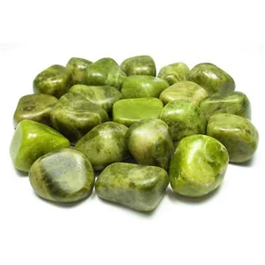 (1) Idocrase (Vesuvianite) Tumbled Crystal Specimen with Description Card - Picture 1 of 2