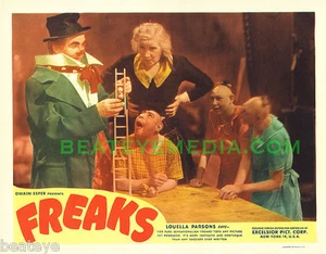 FREAKS MOVIE POSTER PRINT-SCIFI,HORROR,SIDESHOWS,CIRCUS-famous monsters-monsters - Picture 1 of 1