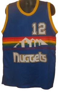 Fat Lever Signed Autograph Custom Jersey JSA Certified XL Denver Nuggets - Picture 1 of 5