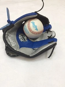 Franklin RTP 8.5N Glove T Ball Blue Black Silver WITH Rawlings Official T-Ball - Picture 1 of 8