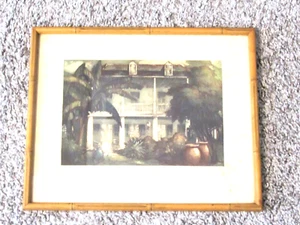 Vintage Old Spanish Custom House New Orleans PromoPrint Illinois Central System  - Picture 1 of 7