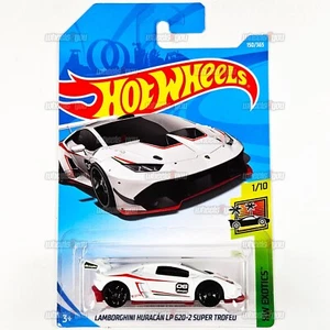 Hot Wheels LAMBORGHINI HURACAN LP 620-2 SUPER TROFEO white HW Exotics 1:64 FJX97 - Picture 1 of 2