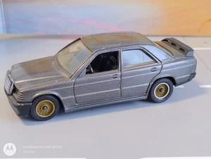 Modellauto Spielzeugauto Solido 07/84 Mercedes 190 E anthrazit 1/43 No 1337-1352 - Bild 1 von 5