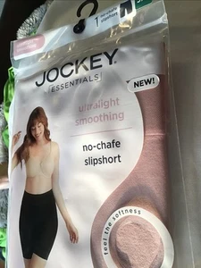 Jockey Essentials Womens 5XL No Chafe Slipshort BEIGE Ultralight Smoothing 0311 - Picture 1 of 4
