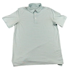 Vineyard Vines Men's Blue & White Striped Polo Shirt Short Sleeve Small 6K1381 - Picture 1 of 9