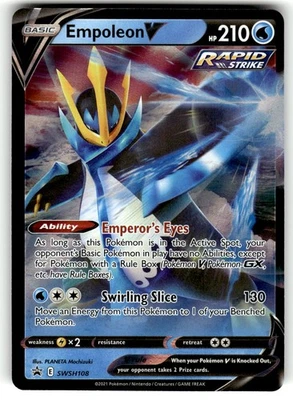 SWSH: Sword & Shield Promo Cards #SWSH108 Empoleon V LP - Image 1 of 2