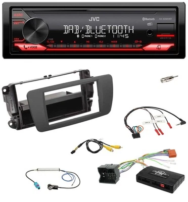 JVC Bluetooth USB DAB Lenkrad Autoradio für Seat Ibiza 2008-2015 tuam grey - Bild 1 von 4