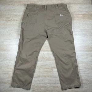 Carhartt Pants Mens 40x30 Brown Relaxed Fit Cargo Ripstop Utility Workwear - Picture 1 of 7