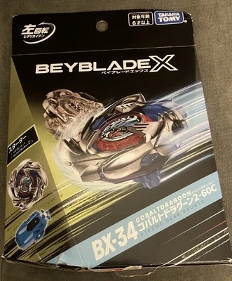 BX-34 Takara Tomy BEYBLADE X Starter Cobalt Dragoon 2-60C Foto 1 de 4