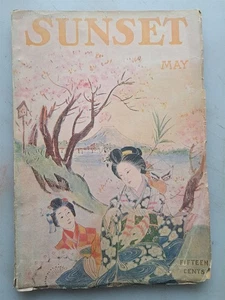 Sunset Magazine - May 1907 Issue - Sailing of the Snark - Jack London - Picture 1 of 7