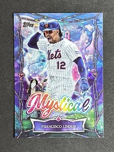 2025 Topps Update Francisco Lindor #MYS-7 Mystical Insert Mets - Picture 1 of 2