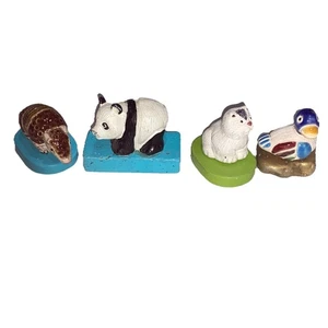 Miniatur Keramik Figuren 4er Set Lot D1 - Bild 1 von 5