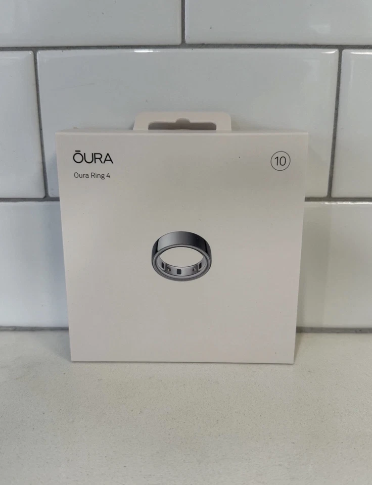 Oura Ring Gen 4 Size 10 Brand New Silver - Unopened - Image 1 of 1
