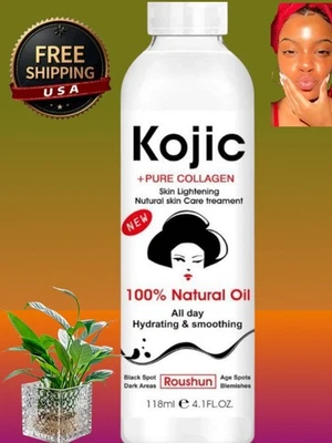 Koijc Pure Collagen oil Skin Lightening Face & Body Moisturizer, 118ml USA Stock - Image 1 of 4