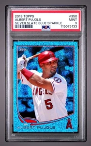Albert Pujols 2013 Topps Silver Slate Blue Sparkle #350 Mint PSA 9 - Bild 1 von 2