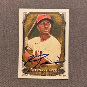 KYREN PARIS Signed Autographed 2024 Topps Allen & Ginter Card LAA Angels RC #56 - Picture 1 of 1