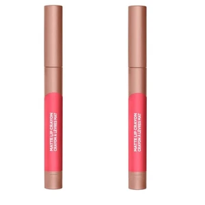 Pack of 2 L'Oreal Paris Infallible Matte Lip Crayon, Sweet and Salty # 502 - Picture 1 of 6