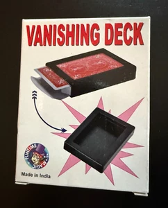 VANISHING RED BIKE DECK BLACK CASE Box Spielkarten Zaubertrick Vanish Easy - Bild 1 von 1