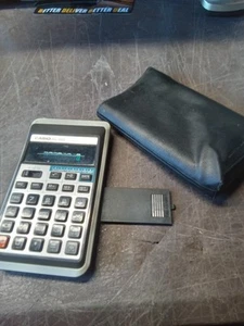 Vintage Casio AL- 8S Calculator and Case 1970s Excellent Condition Works - Picture 1 of 2