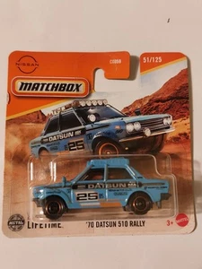 Matchbox basic. Datsun 510 Rally Neuf En Boite . - Imagen 1 de 1