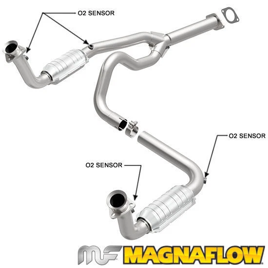 Convertidor catalítico Magnaflow Direct-Fit 2000 Chevrolet Express 1500 2500 5,7 L Foto 1 de 1