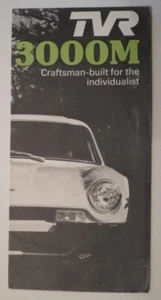 TVR 3000M orig 1976 UK Mkt Small Format Sales Brochure - not Taimar Turbo - Picture 1 of 3