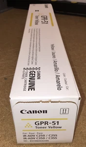 Genuine Canon GPR51 (8519B003) Yellow Toner Cartridge - NEW SEALED - Picture 1 of 1