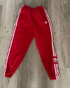 Adidas Hose Trainingshose Jogginghose Vintage Retro Rot Gr. 34 Damen Ballonhose - Bild 1 von 3