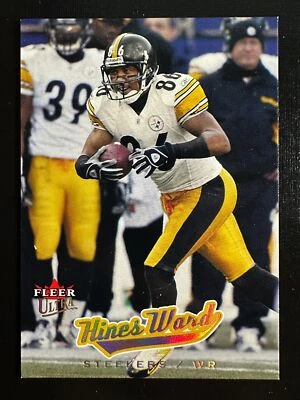 Hines Ward 2005 Fleer Ultra Football Card Pittsburgh Steelers XFL Coach #10 - Image 1 of 2