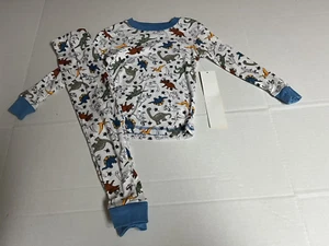 New OT Revolution boys 2 piece PJ set Pajama set Dinosaurs size 4 - Picture 1 of 4