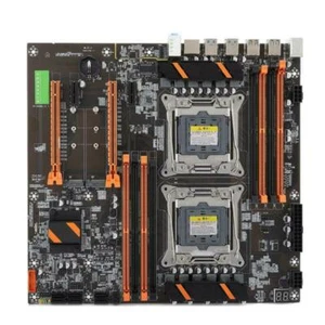 X99 Dual Socket Server Motherboard Mainboard FCLGA2011-3 For Intel E5-2680 V4 - Picture 1 of 9