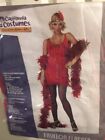 Flapper Girl Costume Adult Roaring 20s Halloween Fancy Dress