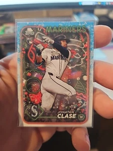 Tarjeta de error 2024 Topps Holiday - #H14 Jonatan Clase Marineros frontal Blue Jays trasero - Imagen 1 de 2