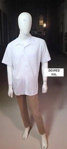 Devred Taille XXL Superbe chemise manches courtes blanche homme chemisette - Imagen 1 de 4