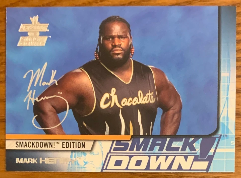 MARK HENRY, WWE SMACKDOWN VS. RAW 2002 FLEER CARD, EXCELLENT CONDITION !!! - Image 1 of 1