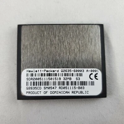 HP Q2635CD/ Q2635-60003 Compact Flash 32MB Memory Card for LaserJet 9040 9050 LJ - Image 1 of 2