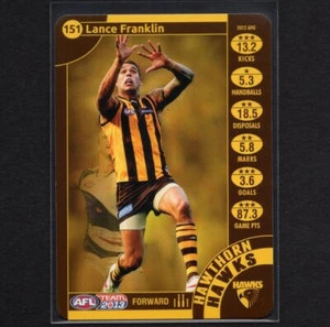 LANCE FRANKLIN 2013 Teamcoach AFL Card HAWTHORNE HAWKS #151 PSA - Picture 1 of 2